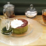 雪ノ下銀座『京都森半の抹茶の緑のパンケーキ』