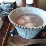 Cafe 中野屋『丹波の黒豆 白玉汁粉』『おまかせパフェ(非メニュー)』