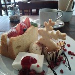 PARTS-C CAFE『クリスマスシフォンプレート バニラ&ストロベリー』