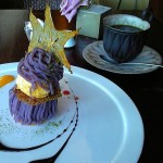 Cafe 中野屋『紫芋と南瓜のモンブラン バルサミコソース』