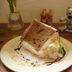 cafe SHIBAKEN『カプチーノのデコレーションシフォンケーキ』