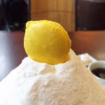 Cafe 中野屋『南イタリアのレモン菓子 デリツィア アル リモーネのパフェ仕立て 日向夏ソルベとマスカルポーネのふわふわムースで』