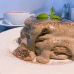 アースカフェ『ほうじ茶パンケーキ』