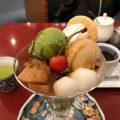 甘や 麻布茶房『和風ババロアパフェ~抹茶ときなこ~』 甘や 麻布茶房『和風ババロアパフェ~抹茶ときなこ~』